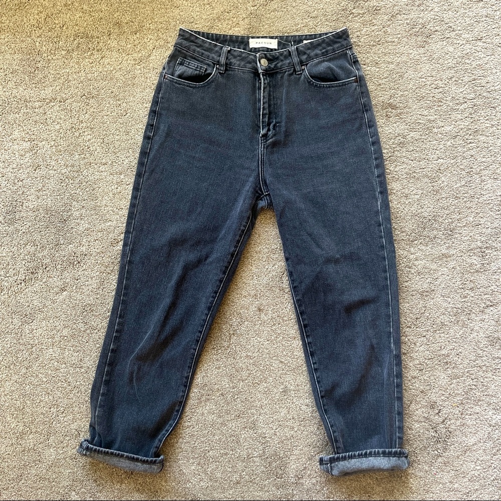Pacsun faded black “mom” jeans!